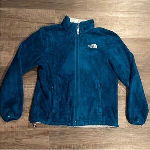 The North Face Teal Fleece Jacket size M